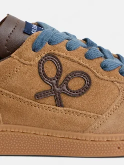 Silbon Zapatillas-Zapatilla casual piel Mostaza