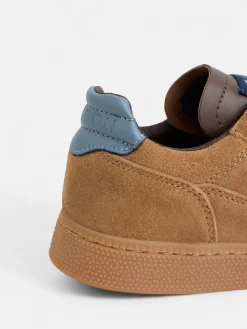 Silbon Zapatillas-Zapatilla casual piel Mostaza