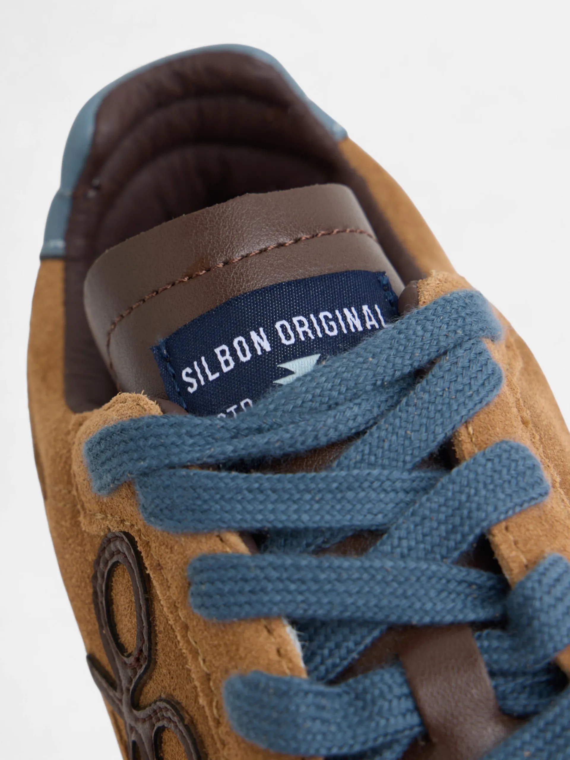 Silbon Zapatillas-Zapatilla casual piel Mostaza