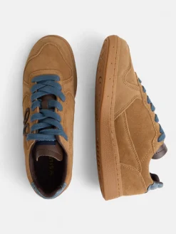 Silbon Zapatillas-Zapatilla casual piel Mostaza