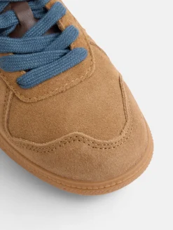 Silbon Zapatillas-Zapatilla casual piel Mostaza