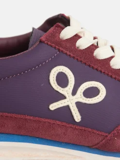 Silbon Calzado-Zapatilla girl running raqueta Burdeos