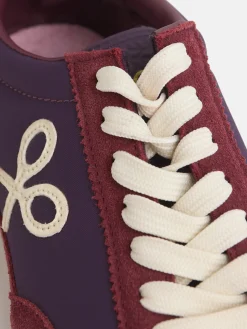 Silbon Calzado-Zapatilla girl running raqueta Burdeos