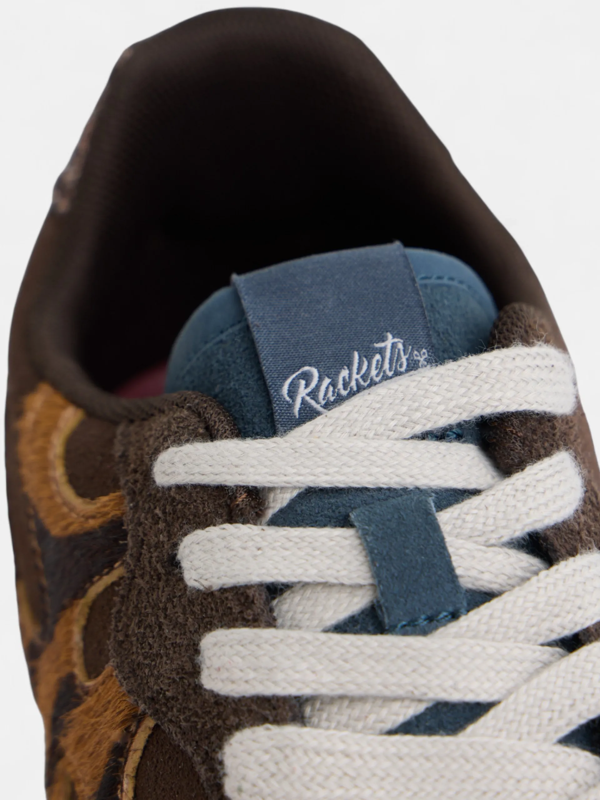 Silbon Calzado-Zapatilla RACKETS09 animal print Marrón