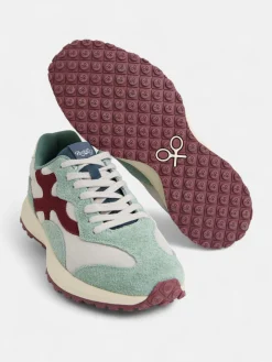 Silbon Zapatillas-Zapatilla RACKETS09 burdeos Verde