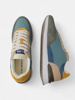 Silbon Zapatillas-Zapatilla running multicolor Verde