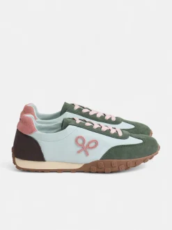 Silbon Calzado-Zapatilla running rosa y verde Rosa&nbsp;y&nbsp;verde