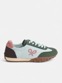 Silbon Calzado-Zapatilla running rosa y verde Rosa&nbsp;y&nbsp;verde