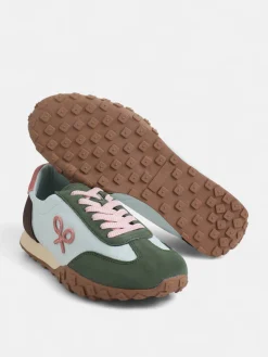 Silbon Calzado-Zapatilla running rosa y verde Rosa&nbsp;y&nbsp;verde