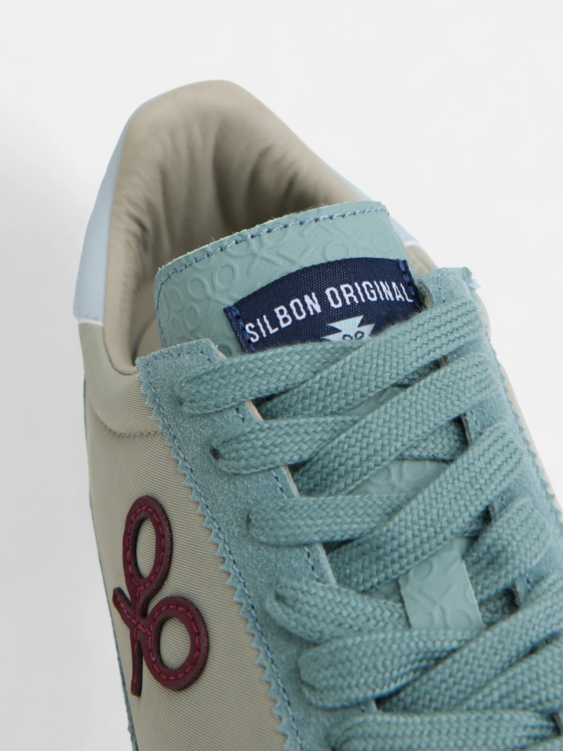 Silbon Zapatillas-Zapatilla vintage gris Azul