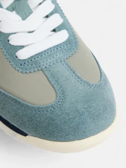 Silbon Zapatillas-Zapatilla vintage gris Azul