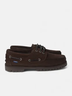 Silbon Zapatos-Zapato nautico serraje Marron