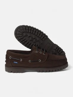 Silbon Zapatos-Zapato nautico serraje Marron